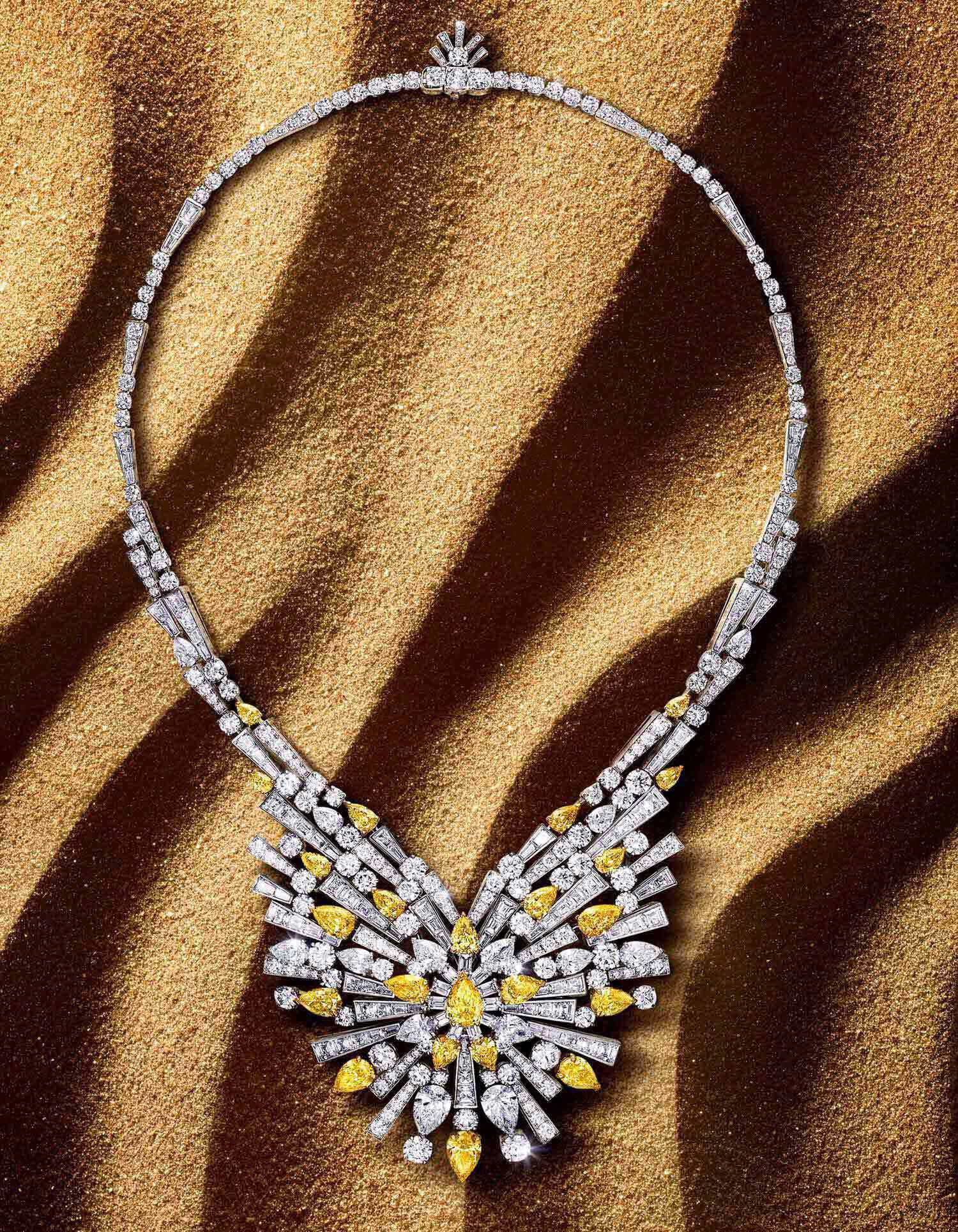 Graff yellow diamond on sale necklace